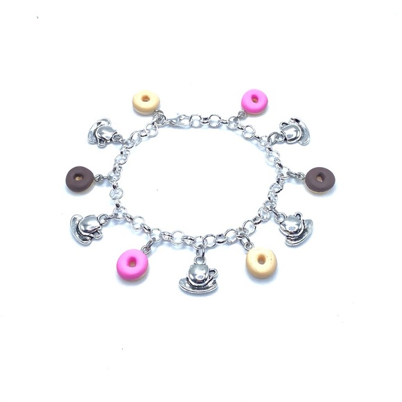 Coffee And Donuts Charm Bracelet - Picture 10 of 11